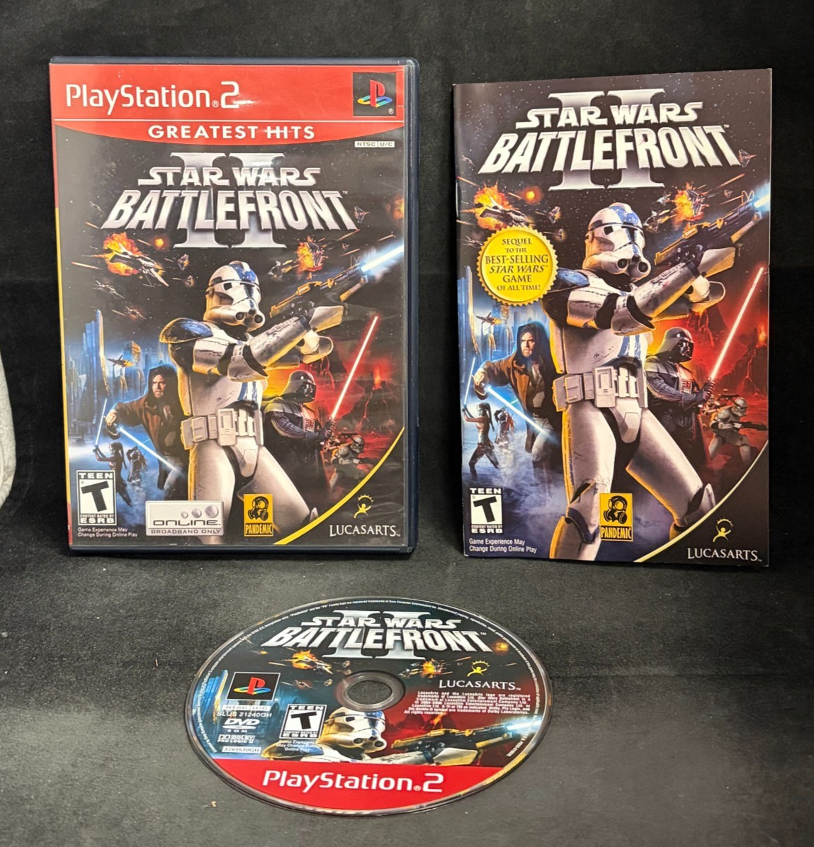 Star Wars: Battlefront II (PS2 / Playstation 2) Complete CIB w/ Reg Card Tested