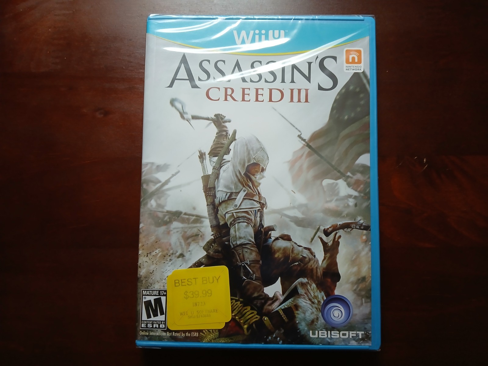 Assassin’s Creed III (Nintendo Wii U, 2012) Brand New Factory Sealed