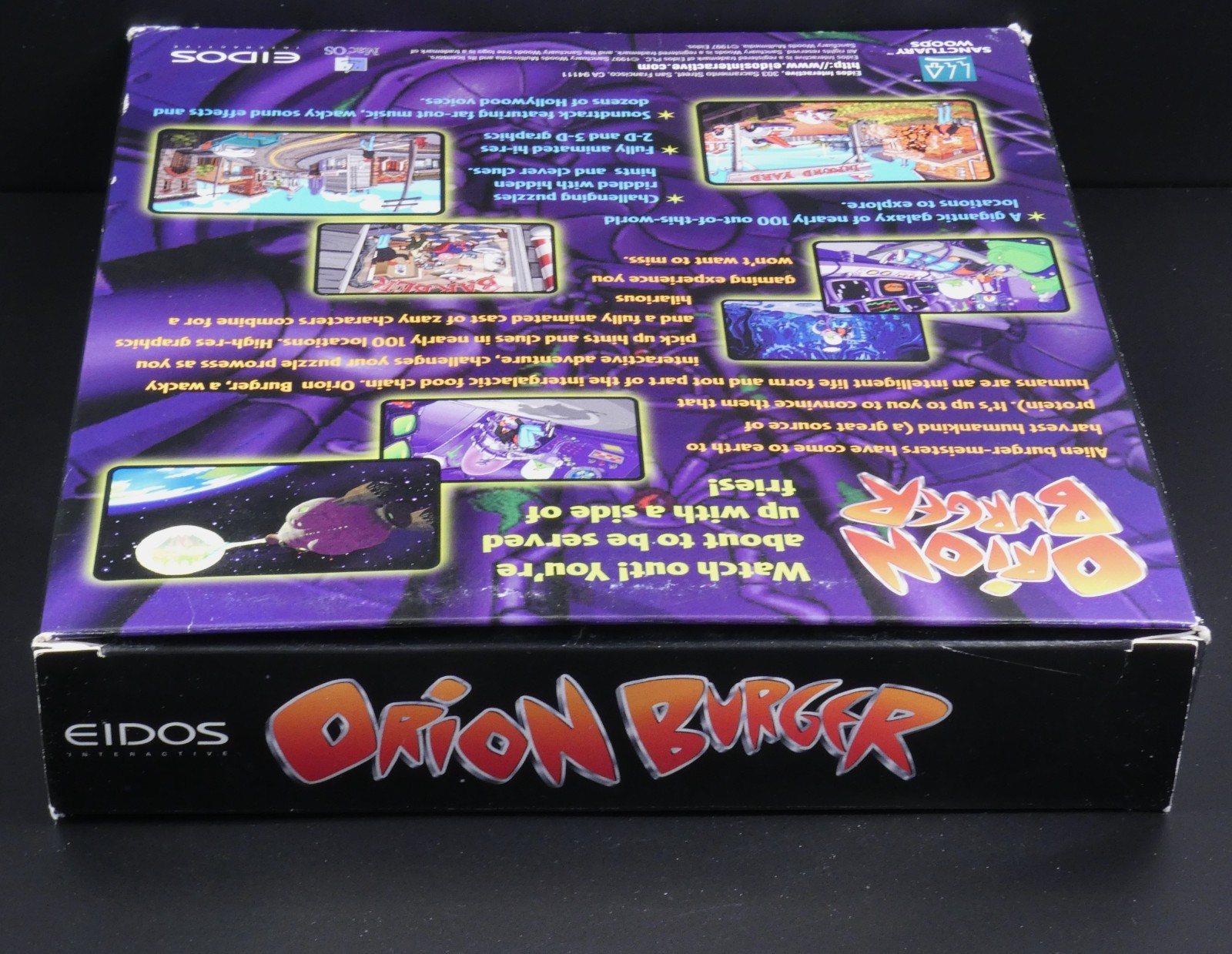 ORION BURGER Mac Version Game in Box
