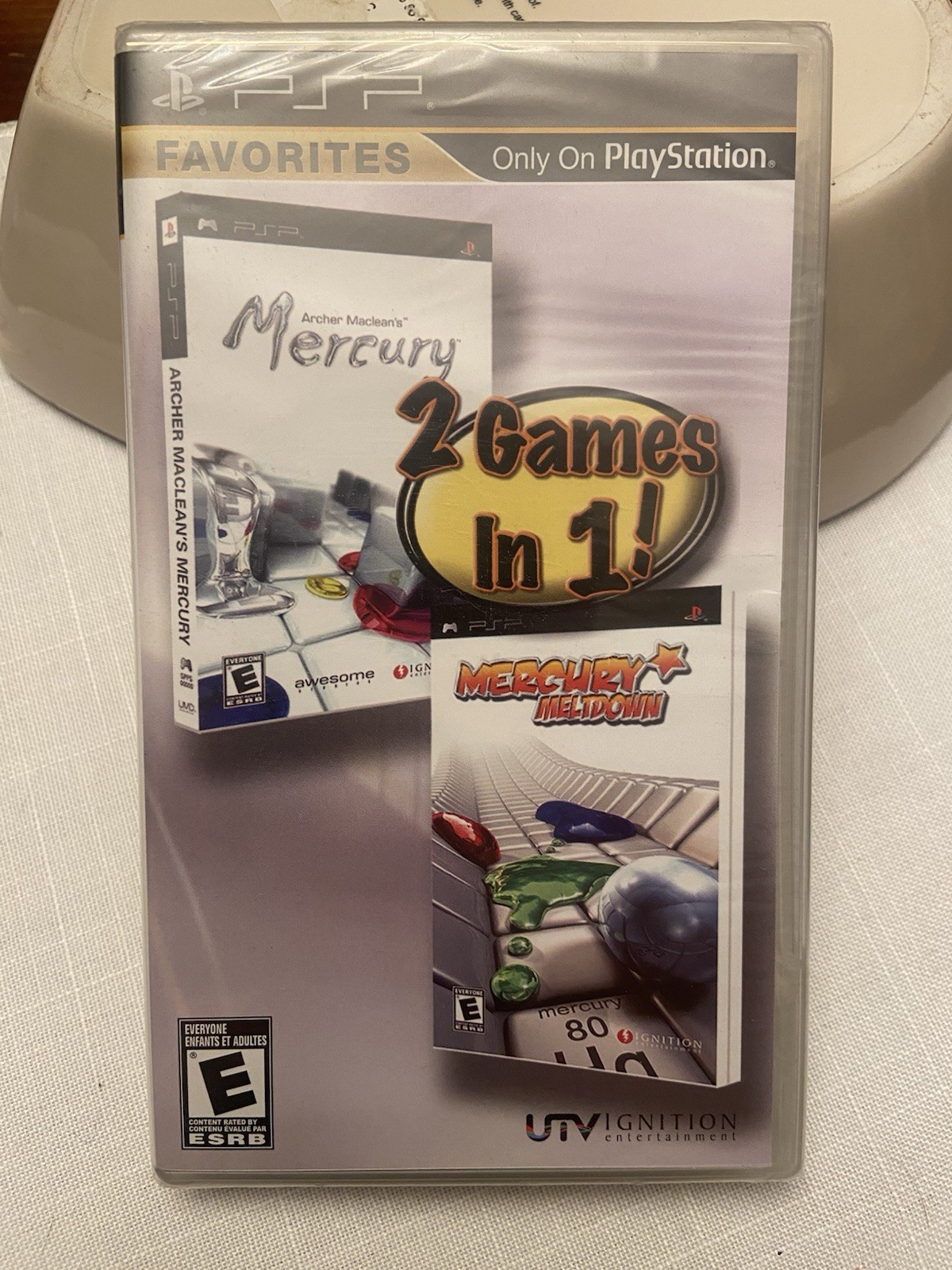 UTV Ignition Archer Maclean’s Mercury & Mercury Meltdown Sony PSP Puzzle 2 Games