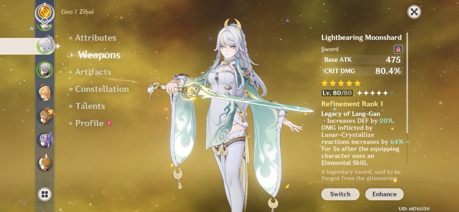 Genshin Impact, C2 R1 Zibai, R1 Neuvilette, Mavuika