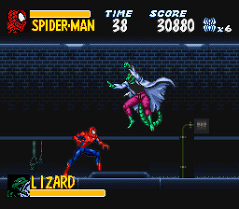 SNES AMAZING SPIDER-MAN