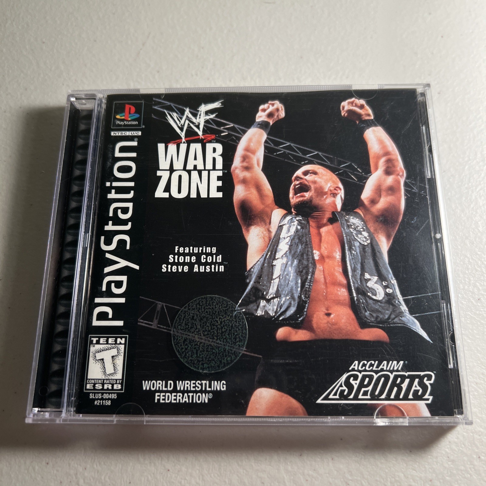 WWF War Zone (Sony PlayStation 1 PS1, 1998) Complete – CIB Tested.Fast Ship.