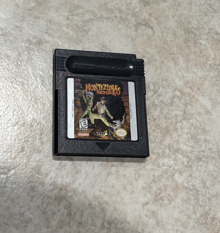 Nintendo Gameboy Cartridge Only Montezumas Return Tested Working Clean