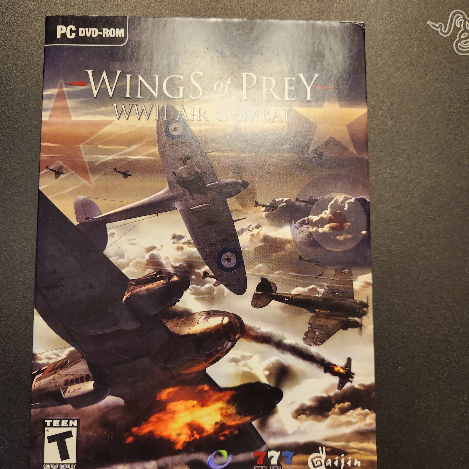*WINGS OF PREY* WWII AIR COMBAT PC GAME, COMPLETE W/ SLIP COVER & MANUAL 2010