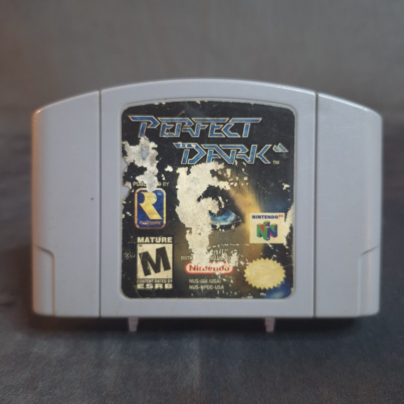 Perfect Dark (N64, 2000) *TESTED/AUTHENTIC/CLEANED Nintendo 64 Cart Only