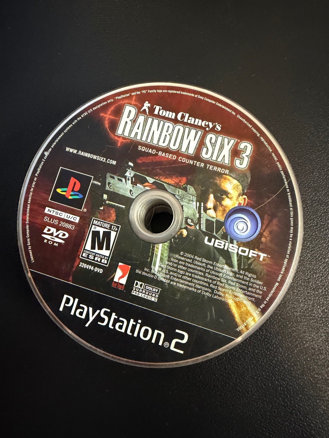 Tom Clancy’s Rainbow Six 3 PlayStation 2 Video Game Squad-Based FPS