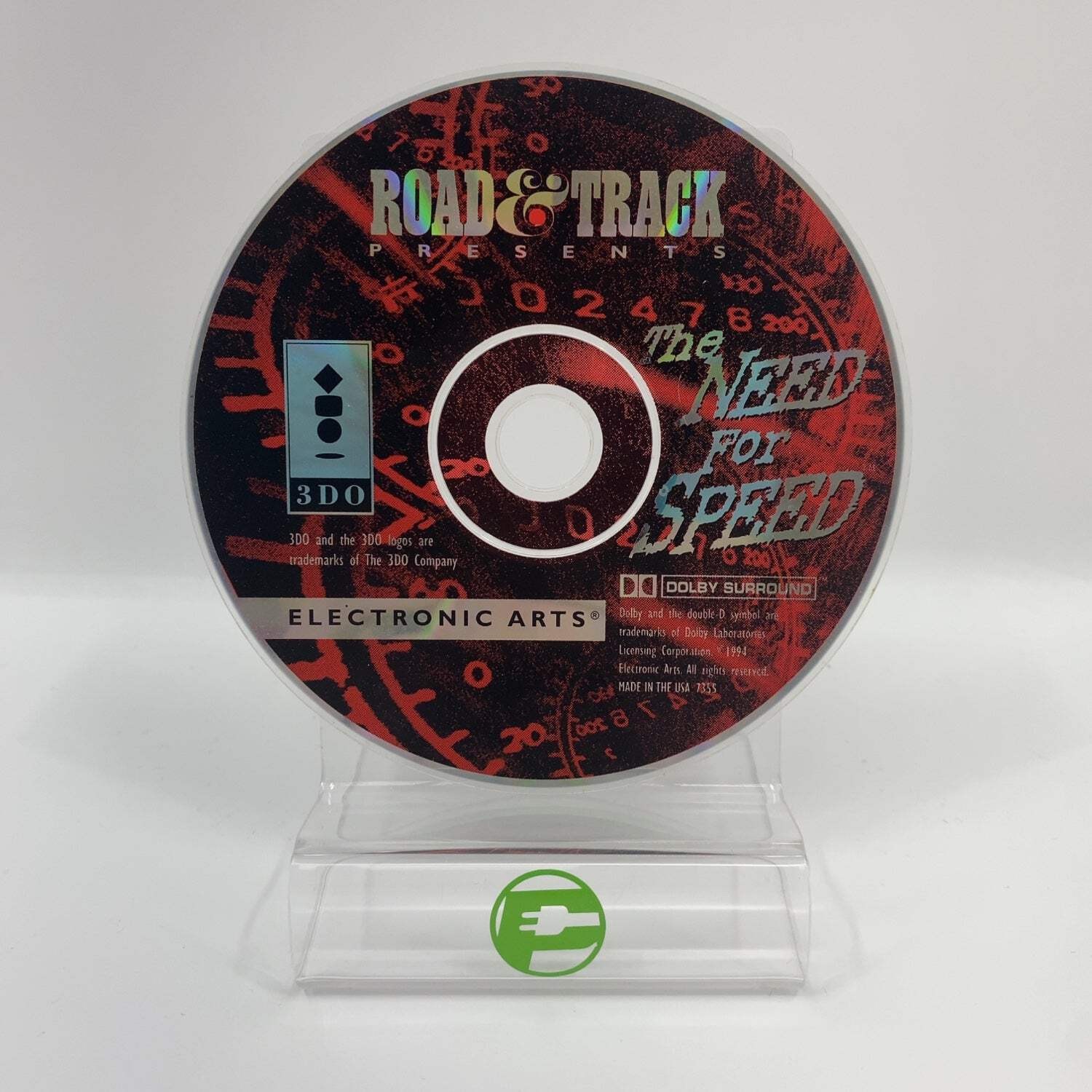 Need for Speed (Panasonic 3DO, 1993) Disc Only