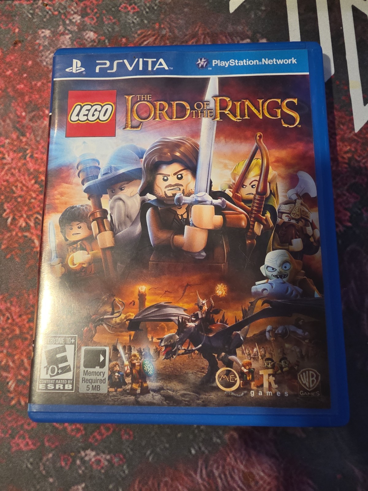 LEGO The Lord of the Rings (Sony PlayStation Vita, 2012) CIB Tested Working