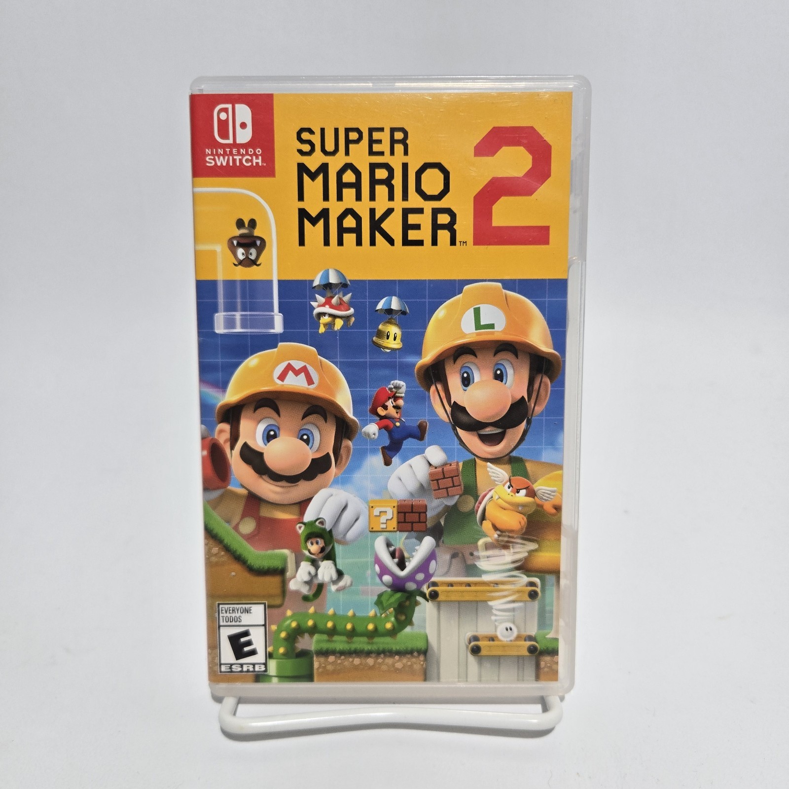 Super Mario Maker 2 (Nintendo Switch, 2019) Authentic Tested Cartridge & Case