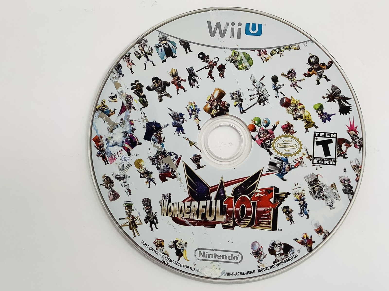 The Wonderful 101 (Nintendo Wii U) Disc Only! FREE SHIPPING (G)