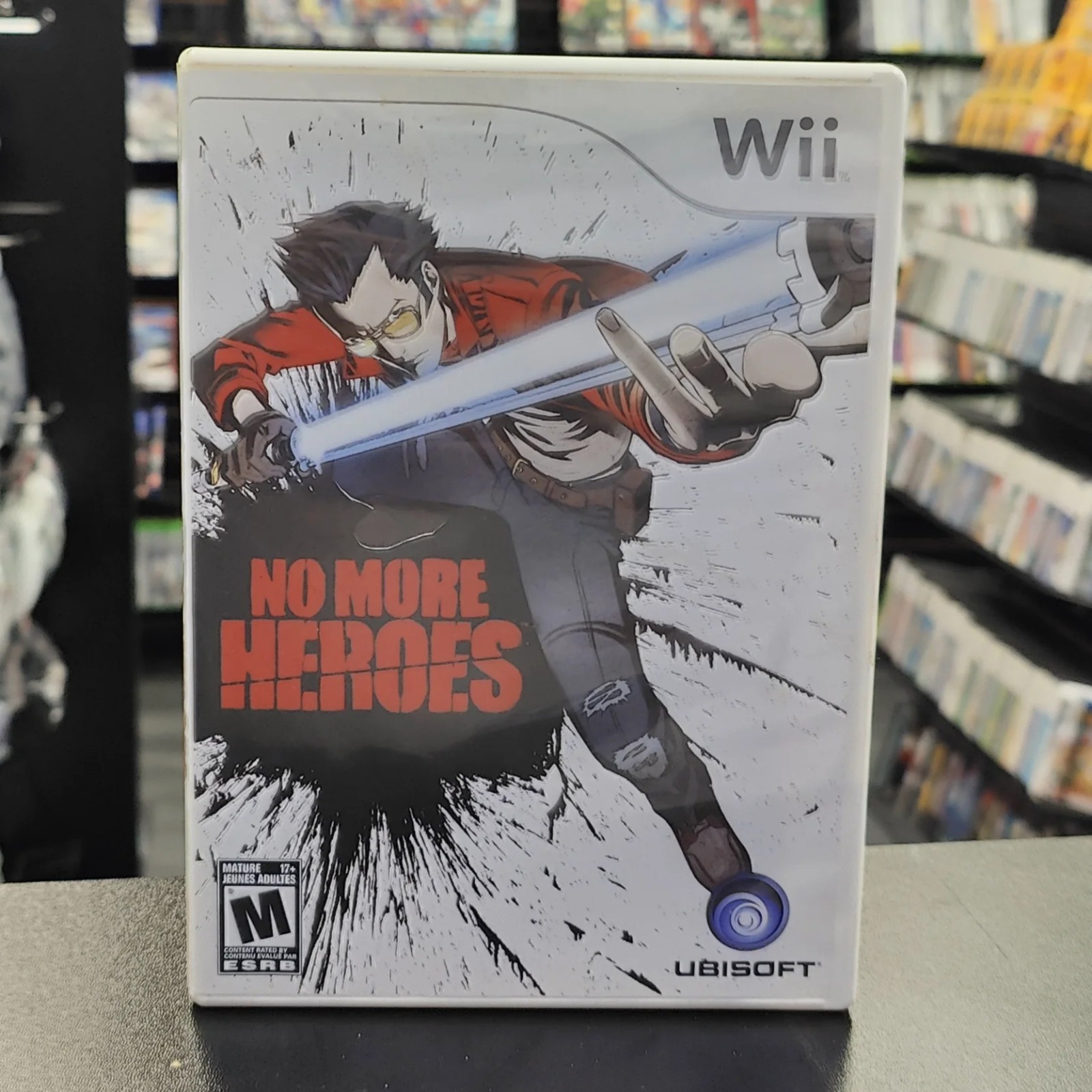 No More Heroes Wii CIB Complete in Box Tested Manual Included Travis Touchdown