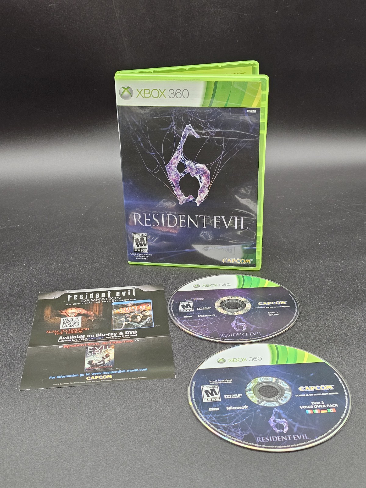 Resident Evil 6 (Microsoft Xbox 360, 2012) Complete CIB – Tested