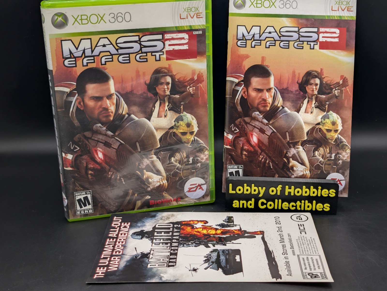 Mass Effect 2 ( Microsoft Xbox 360 ) CIB – Mint Discs – Tested