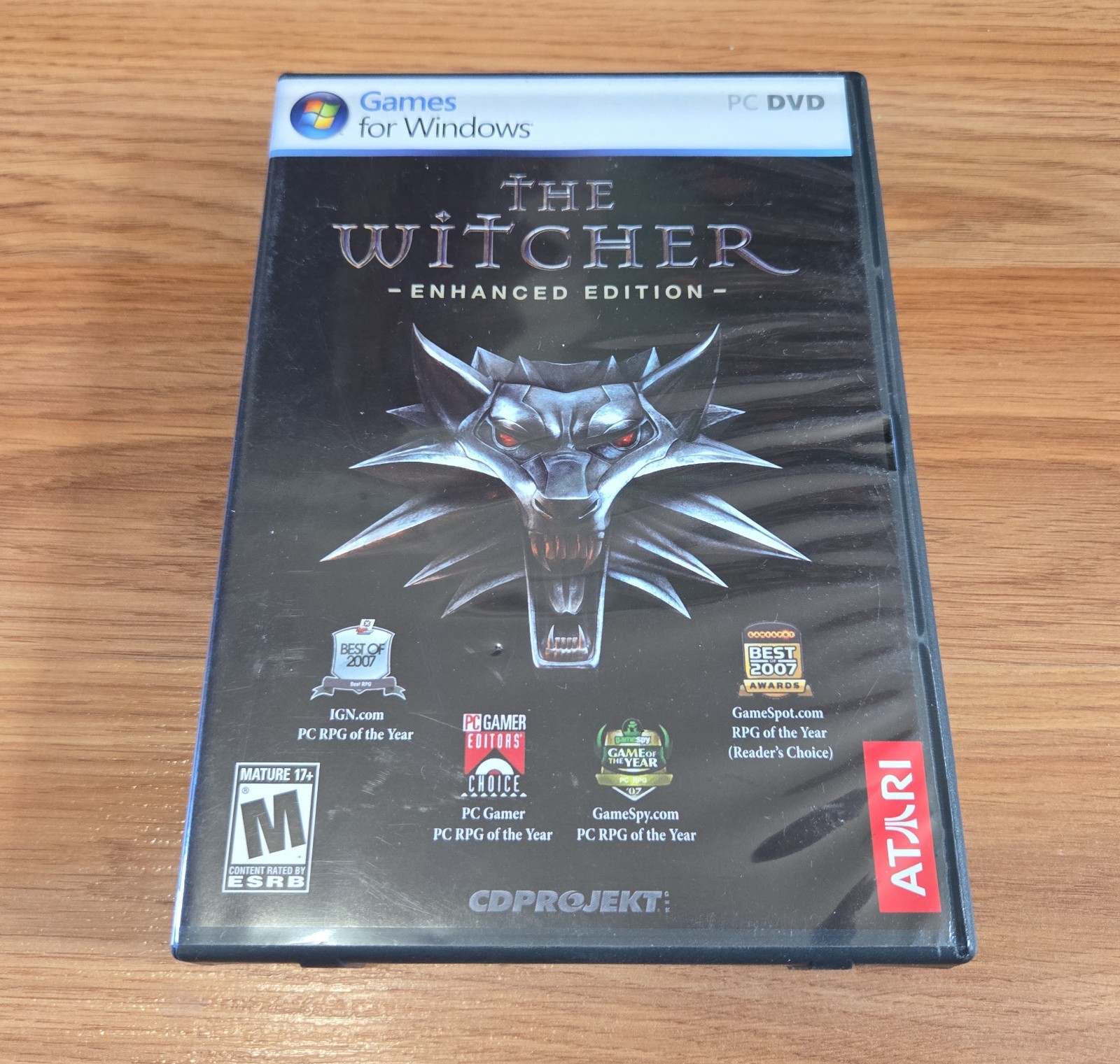 The Witcher Enhanced Edition PC DVD Windows CD Projekt Red 2008 CIB RPG Complete