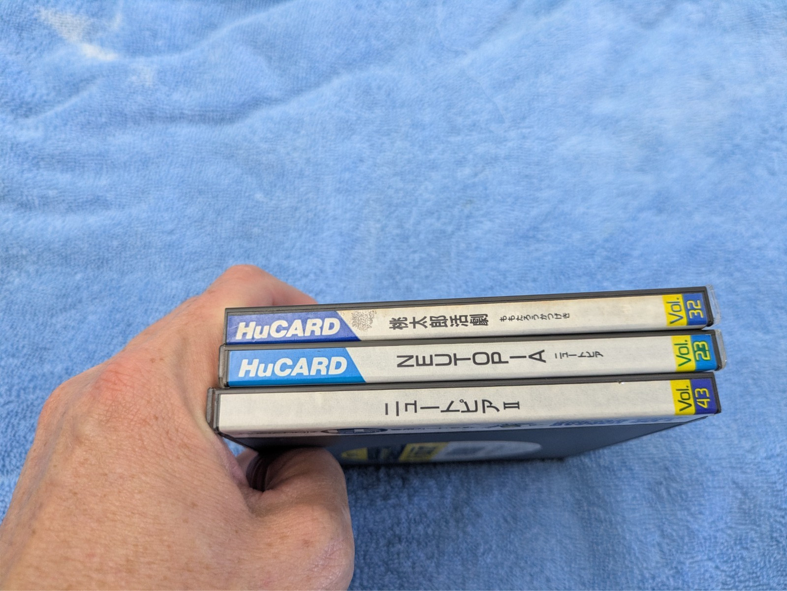 Lot of 3 CIB Japanese PC Engine Games — Neutopia I & II, Momotaro Katsugeki
