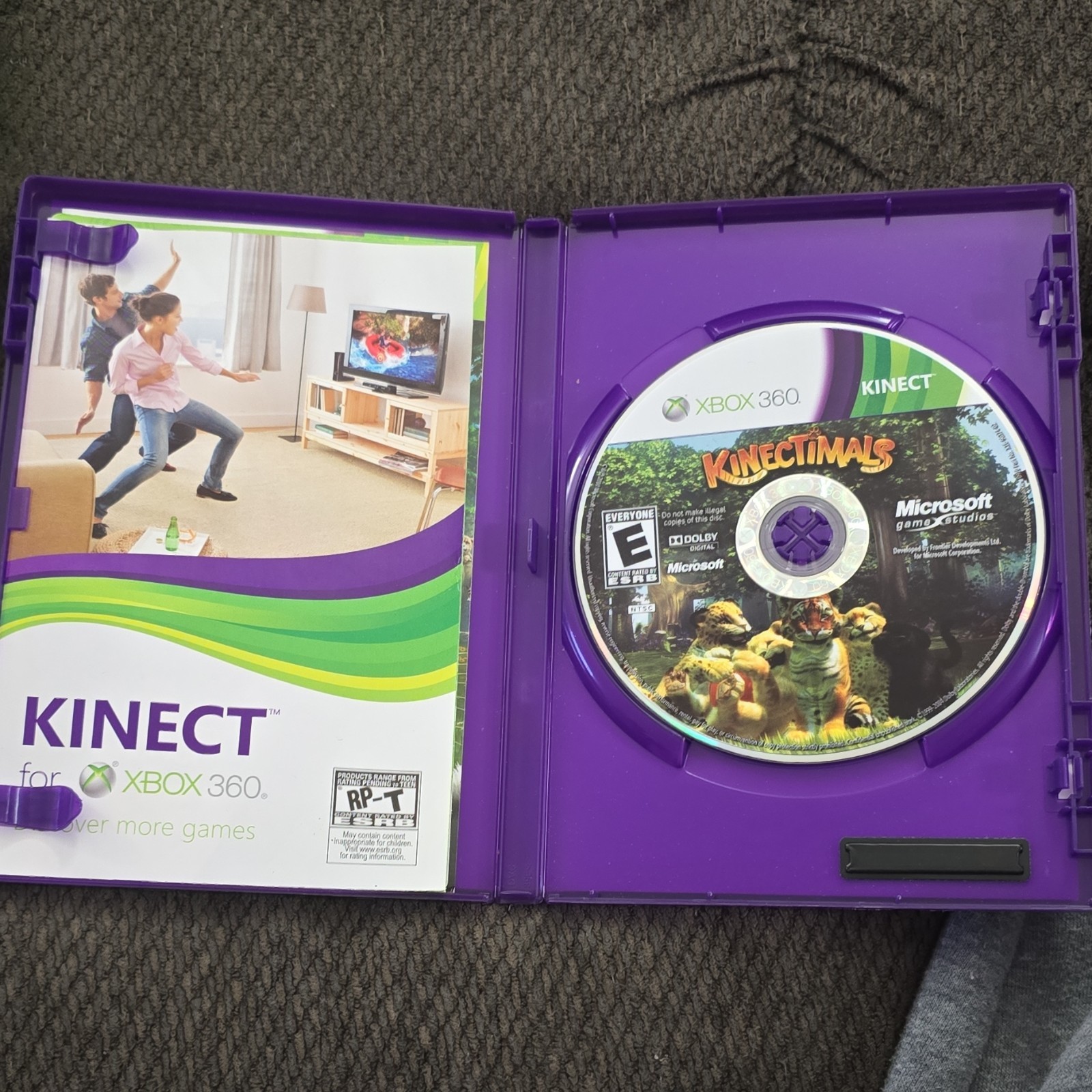 Microsoft Kinectimals Xbox 360 Kinect Compatible Simulation Virtual Pet Game