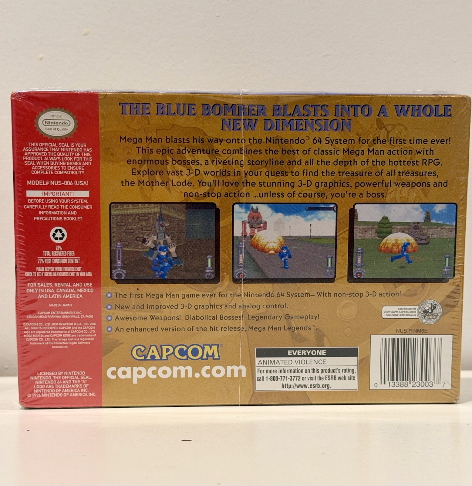 Mega Man 64 ( N64 ) New/Sealed