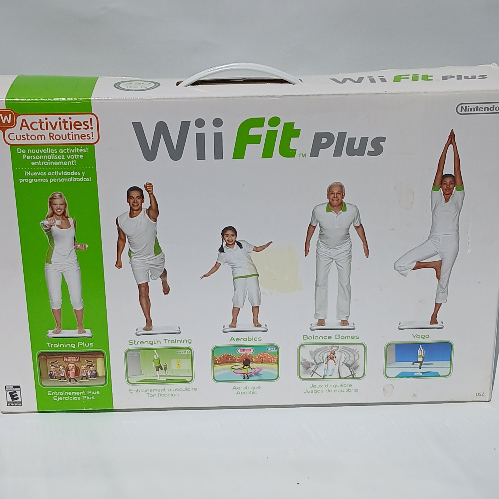 Nintendo Wii Fit Plus, a home fitness game designed for the Wii console. NO GAME