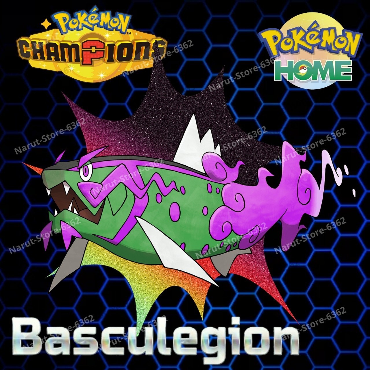 BASCULEGION🔥6IV SHINY POKÉMON HOME🔥Pokemon CHAMPIONS