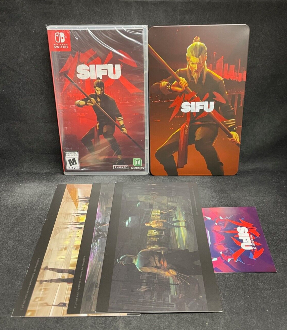Sifu Collector’s Redemption Edition (Game / Steelbook /Cards ONLY) (Switch) NEW