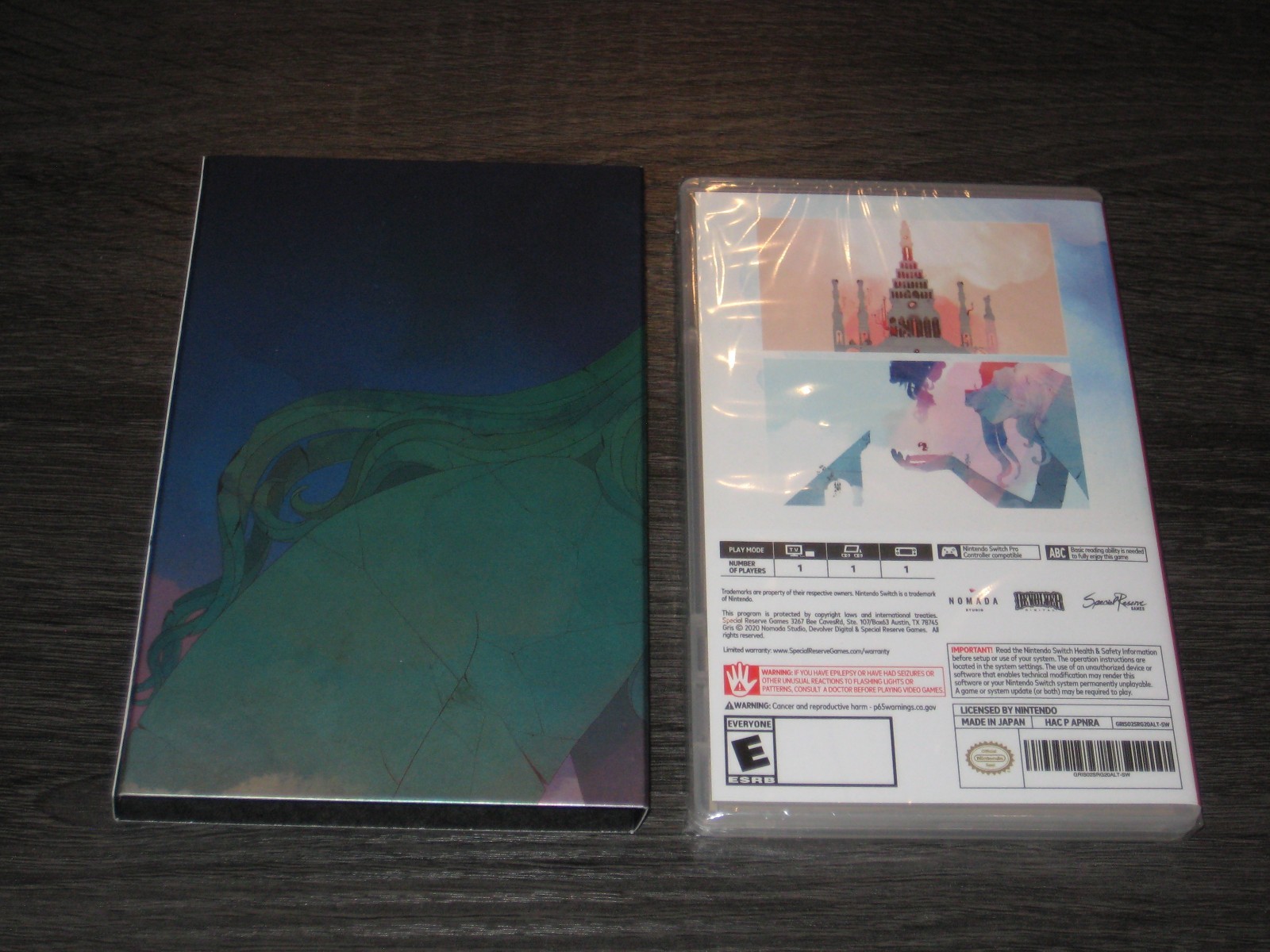 GRIS (SPECIAL RESERVE GAMES Release With Slipcover NO LOGO Variant) OOP