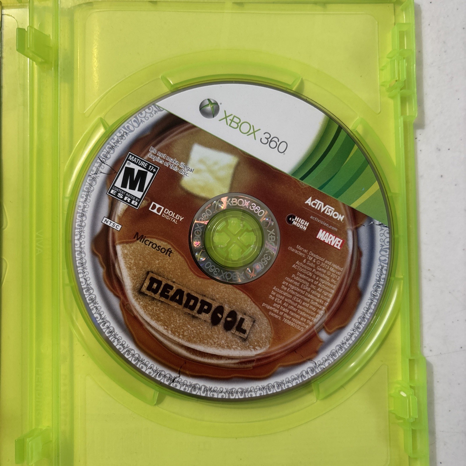 Deadpool Xbox 360 Complete with Manual CIB Untested
