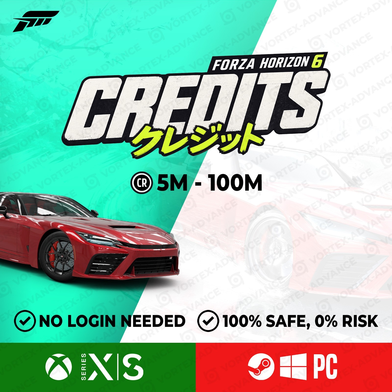 Forza Horizon 6 CR 💰5M-100M💰CREDITS💰 Xbox / PC