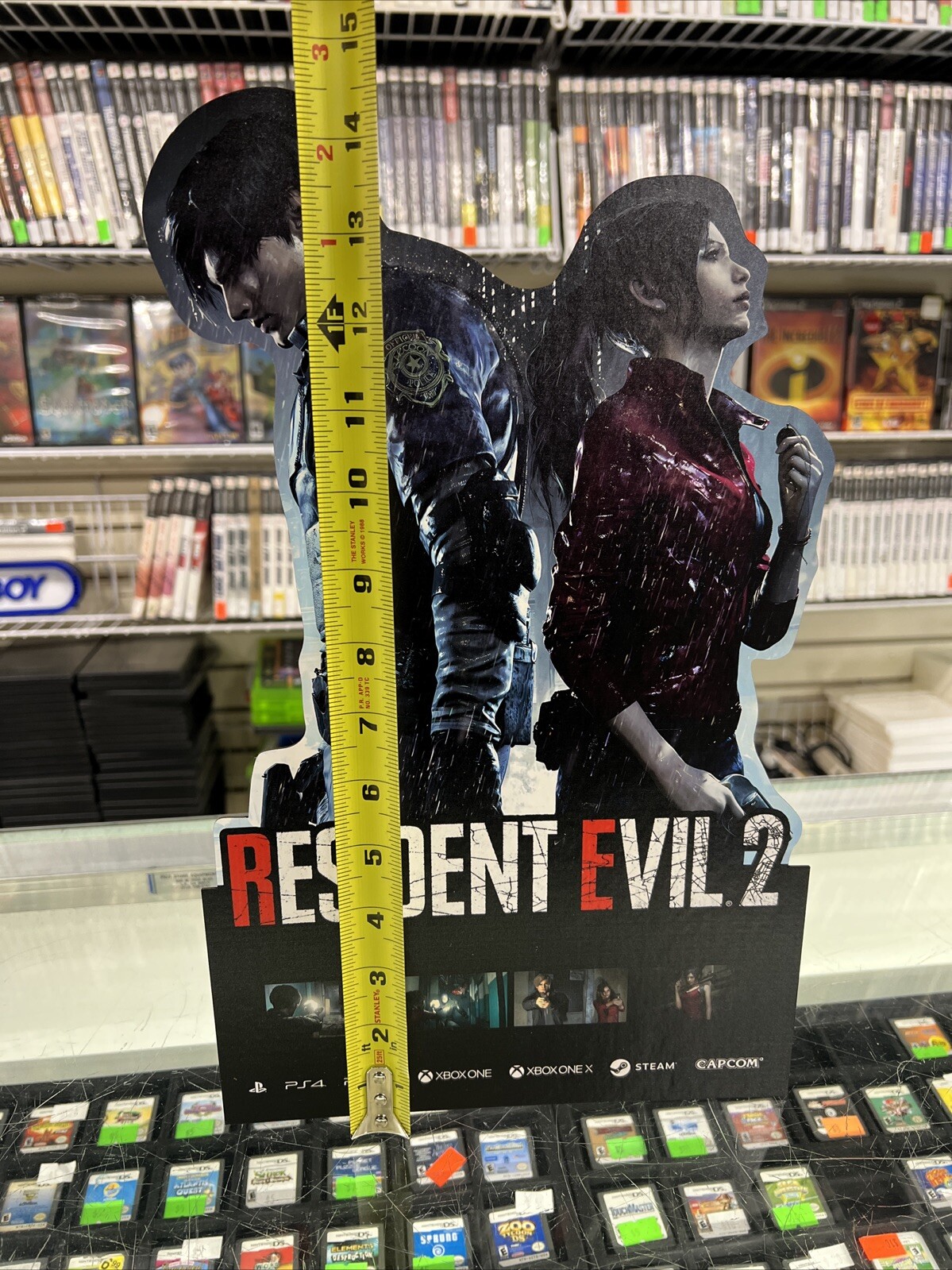Resident Evil 2 Remaster Standee! Countertop Display