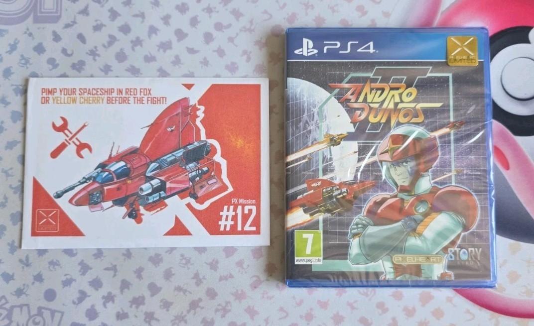 Andro Dunos II 2 (PS4) – With PX Mission #12 Extras – RARE – Only 1000 Copies!