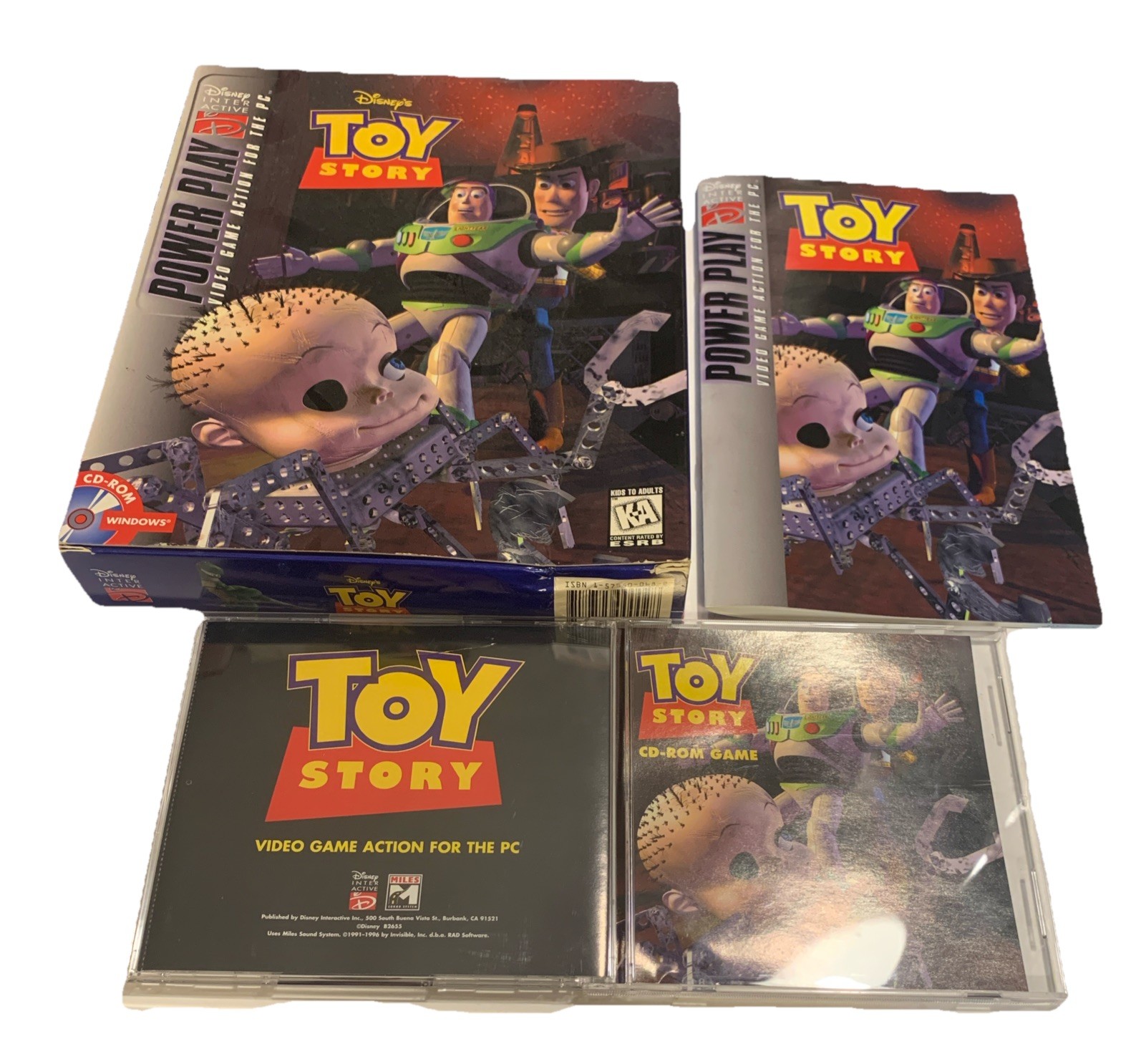 Disney’ Toy Story Windows PC CD Rom Big Box Power Play