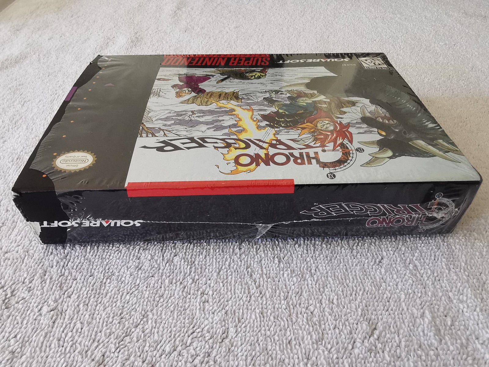 Chrono Trigger Super Nintendo SNES Box Manual Map Poster Not Reg Card SEE VIDEO
