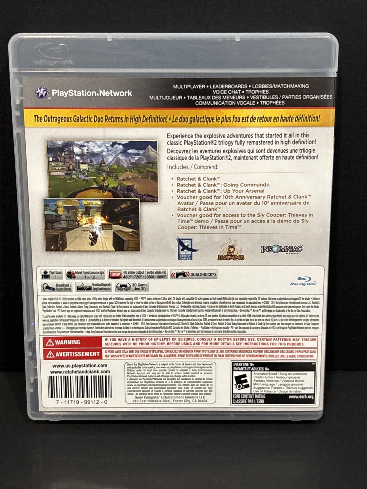 Ratchet & Clank Collection (PlayStation 3 PS3) CIB Complete