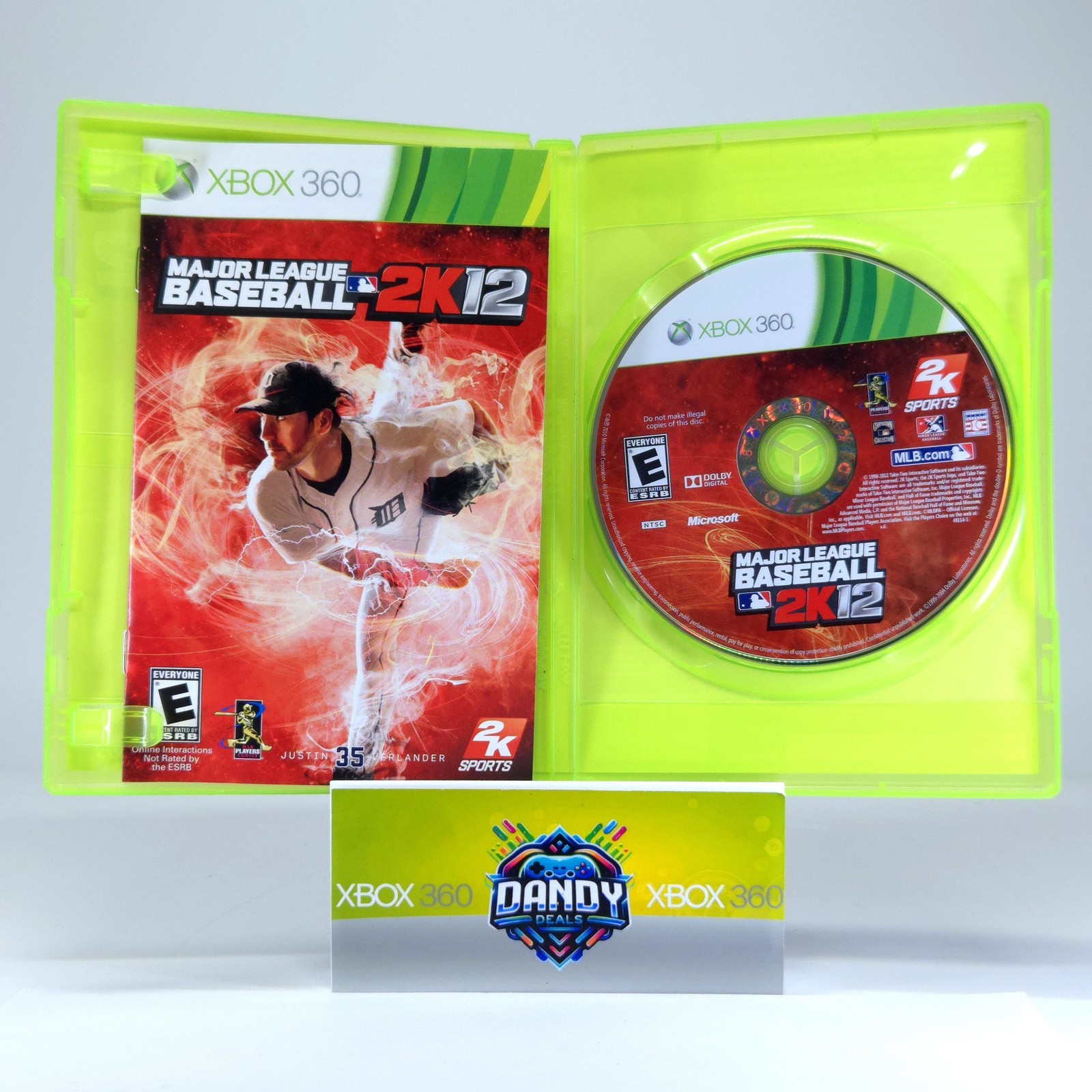 Major League Baseball 2K12 CIB W/ Manual – Xbox 360