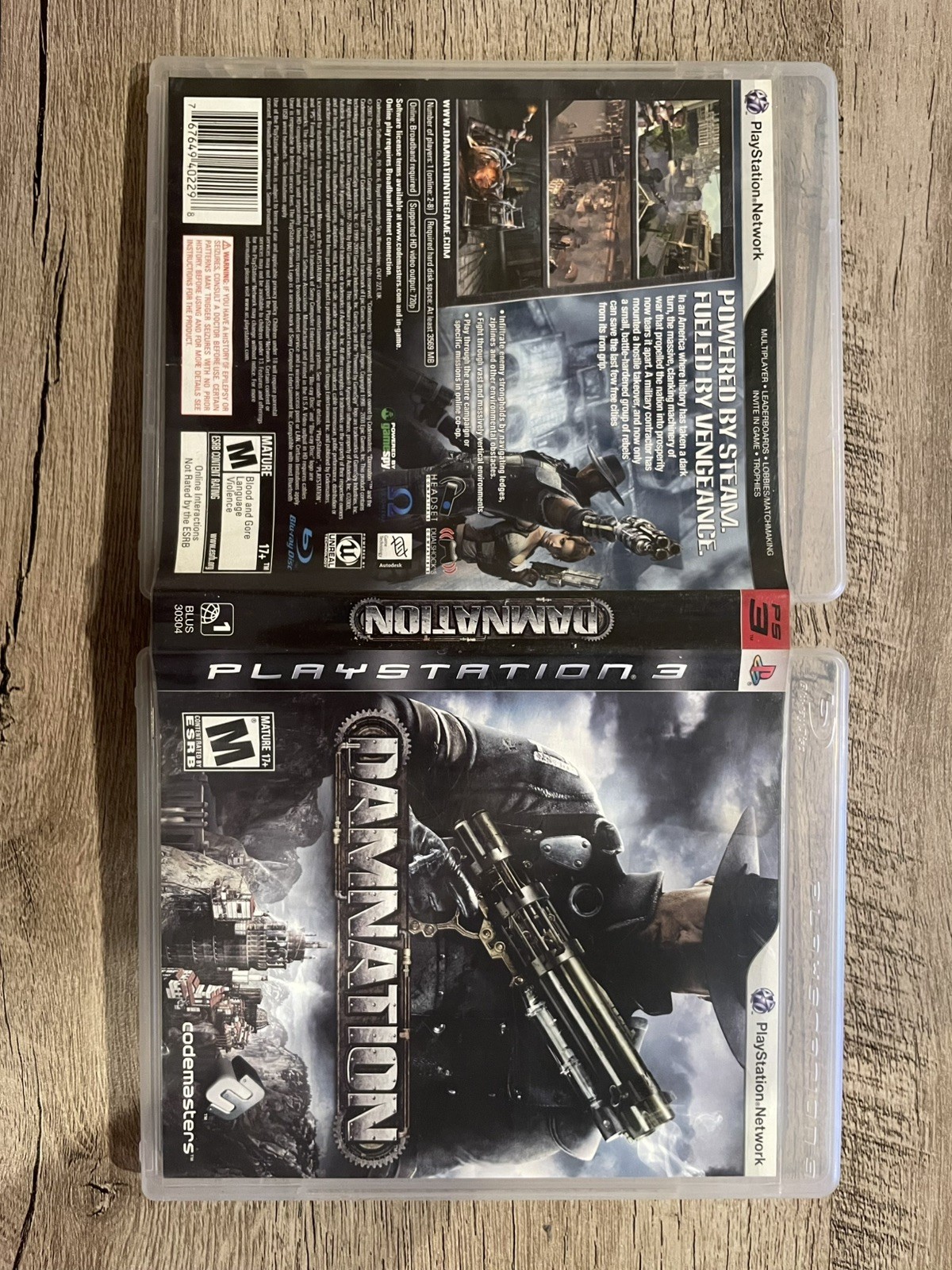 Damnation; CIB (Sony PlayStation 3, 2009)