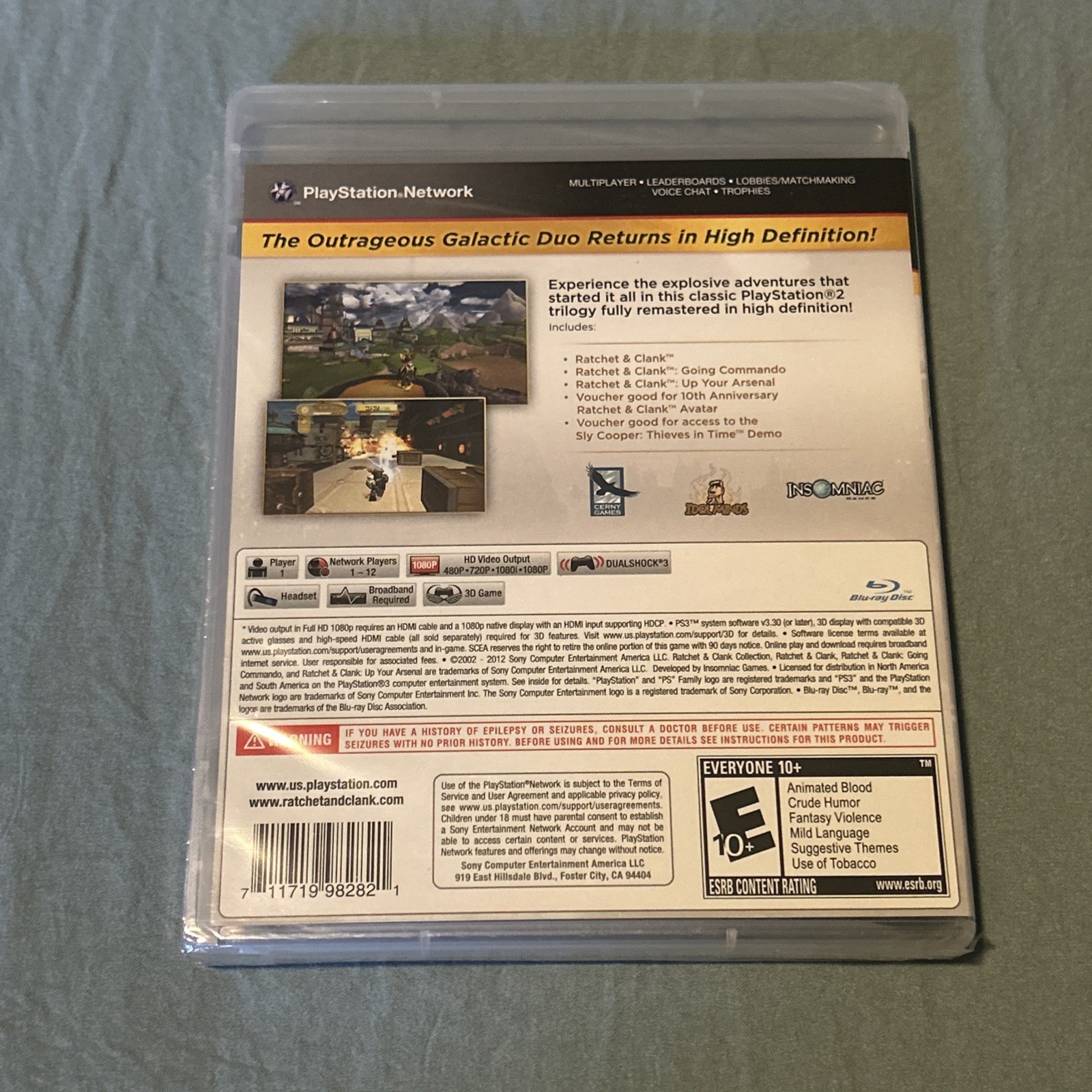 Ratchet & Clank Collection (Sony PlayStation 3, 2012) Brand New Sealed *OPENING*