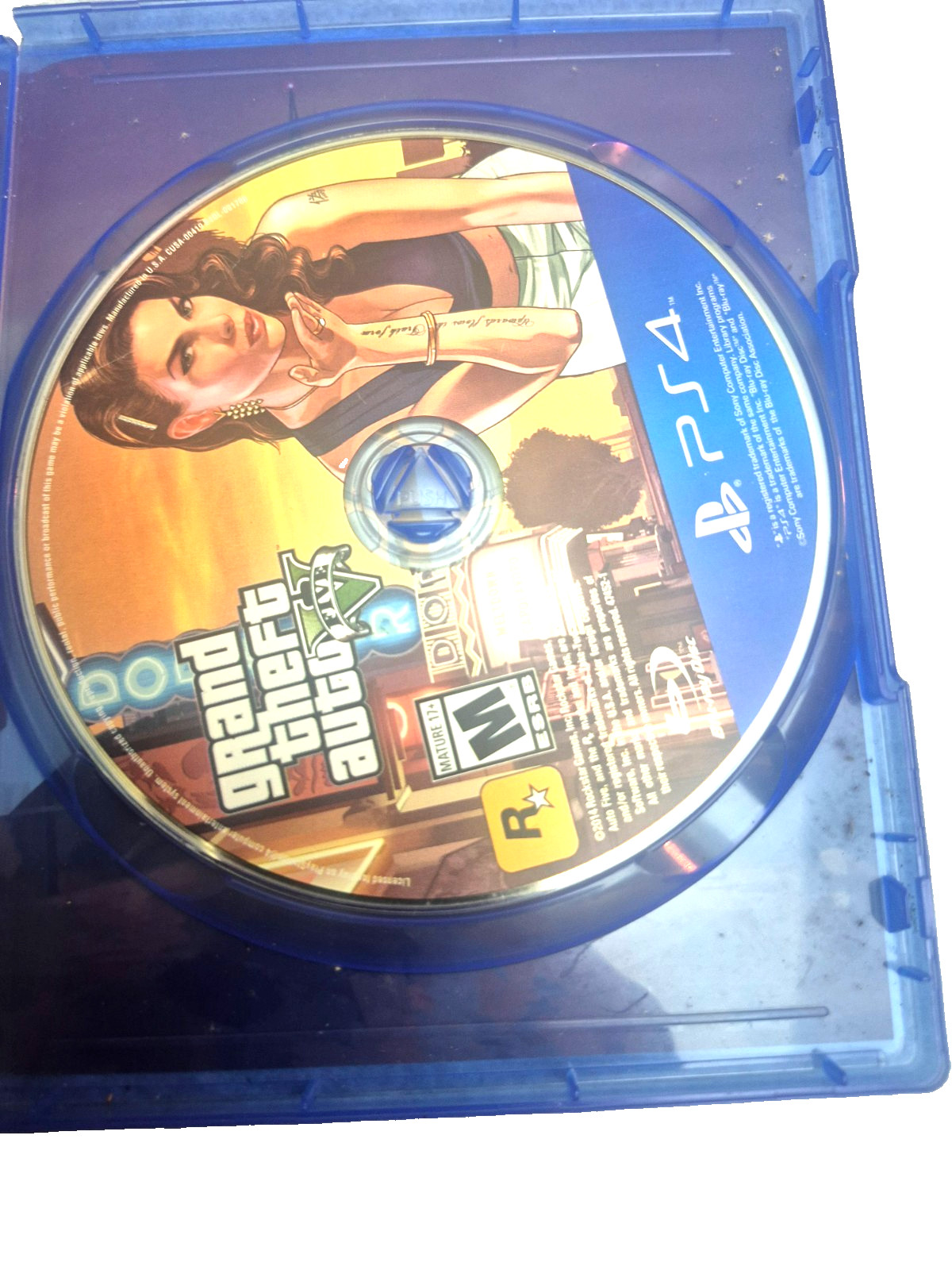 Grand Theft Auto V PlayStation 4 + Map – Complete No Scratches GTA 5