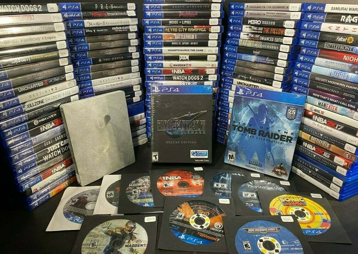 PS4 GAMES HUGE LOT NEW & USED YOU PICK EM PLAYSTATION 4 CLEANED & TESTED FUN4ALL