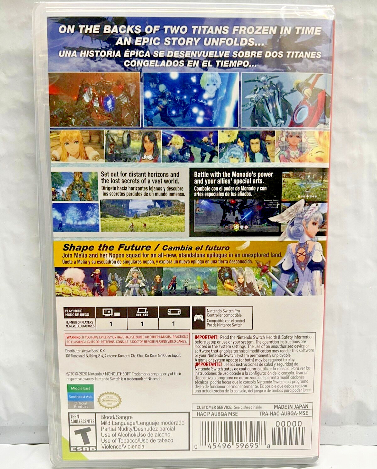 Xenoblade Chronicles: Definitive Edition + 2 & 3 Switch Brand New Bundle (RPG)