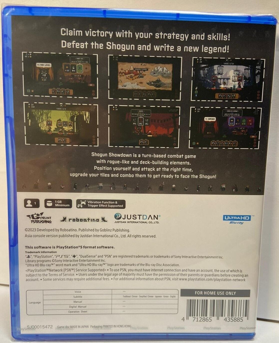 Shogun Showdown (Multi-Language) PS5 Brand New Game (2024 Turn-Based)