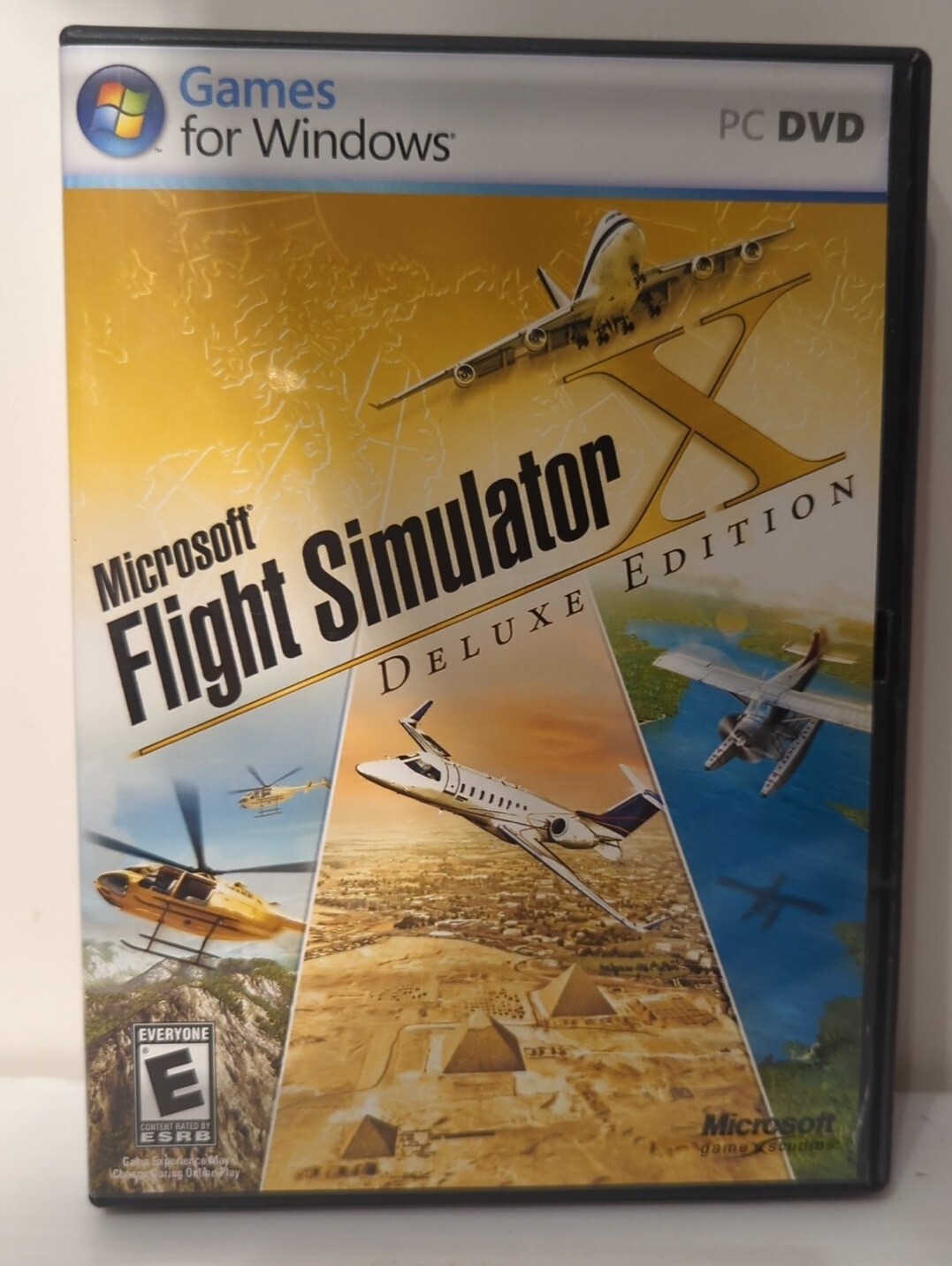 Windows Flight Simulator X Deluxe Edition Game Disc With Expansion Pack