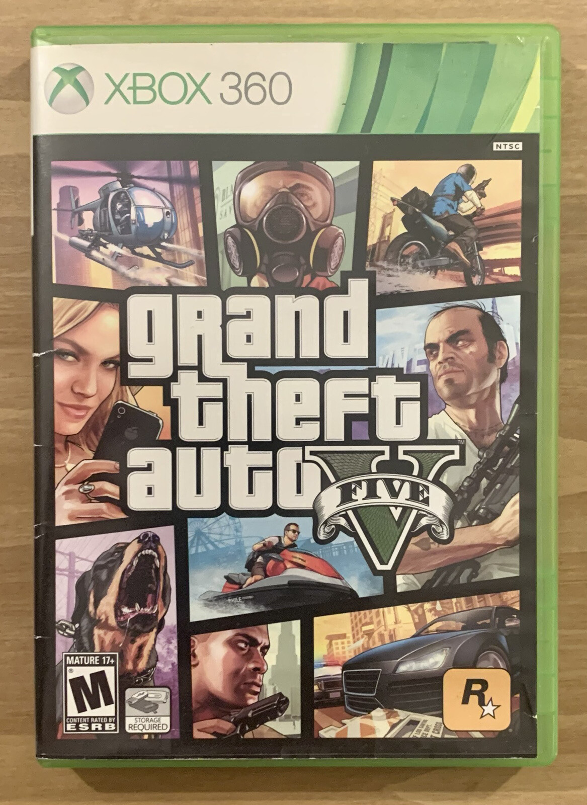 XBOX 360 ~ Grand Theft Auto 5 ~ Rockstar ~ M17+ ~ 1 Player ~ 2013 ~ !L🟢🟢K!