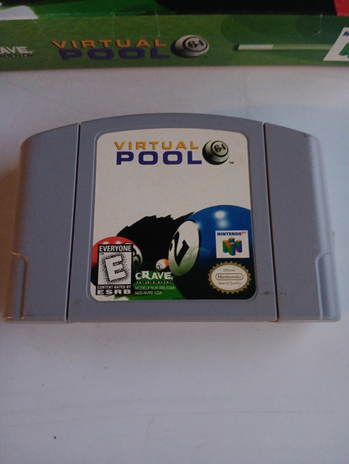 Virtual Pool 64 With Box Tested