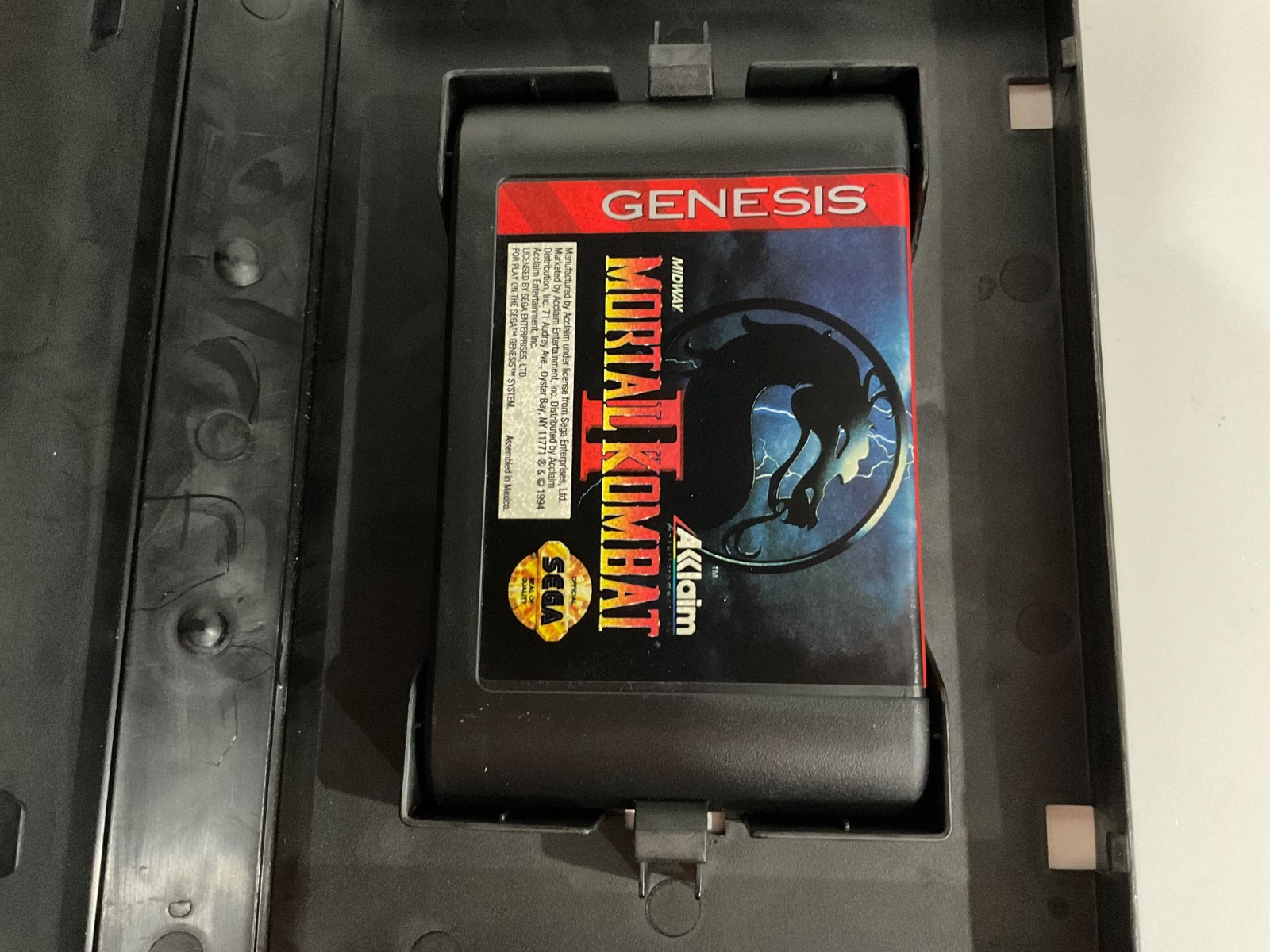 Sega GENESIS Game Lot MORTAL KOMBAT 1 2 3 Trilogy Bundle