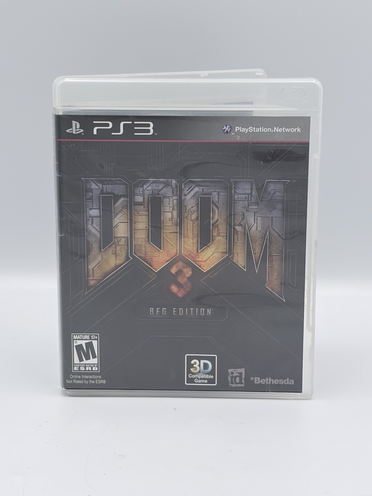 Doom 3: BFG Edition PS3 Sony PlayStation 3 2012 Complete w Manual TESTED