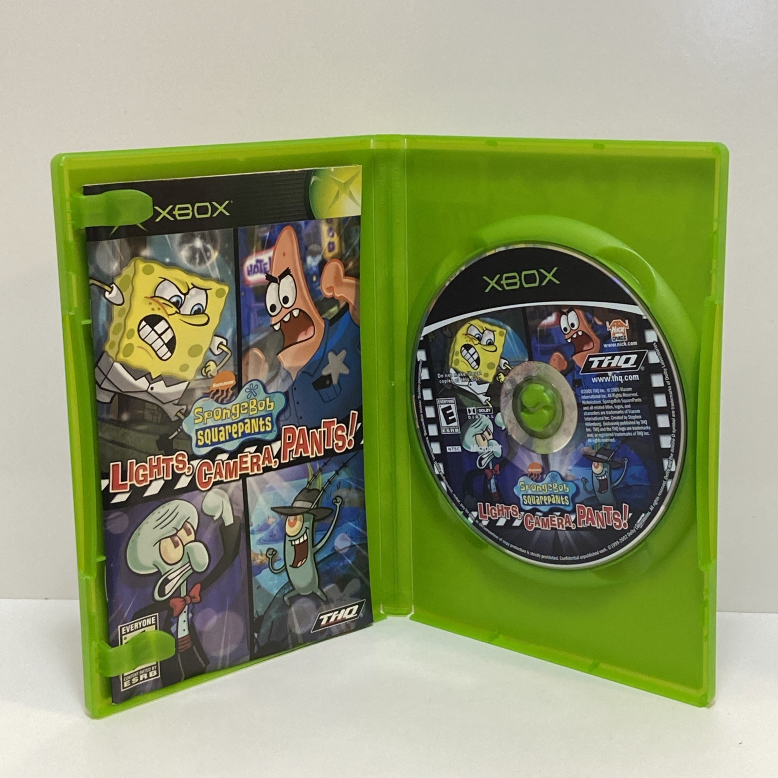 SpongeBob SquarePants: Lights, Camera, Pants! – Original Xbox – CIB – Tested