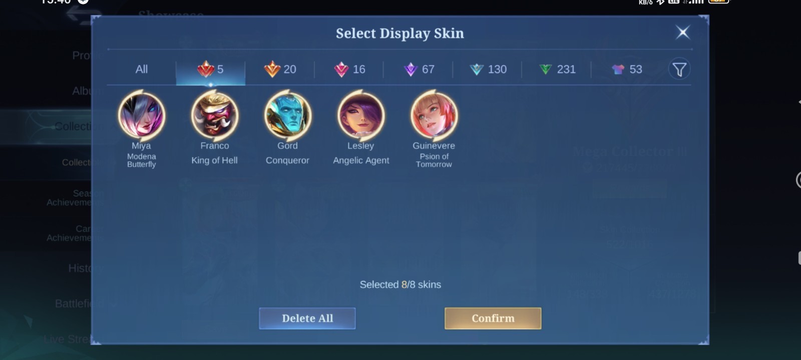 Mobile Legends 9 years Account