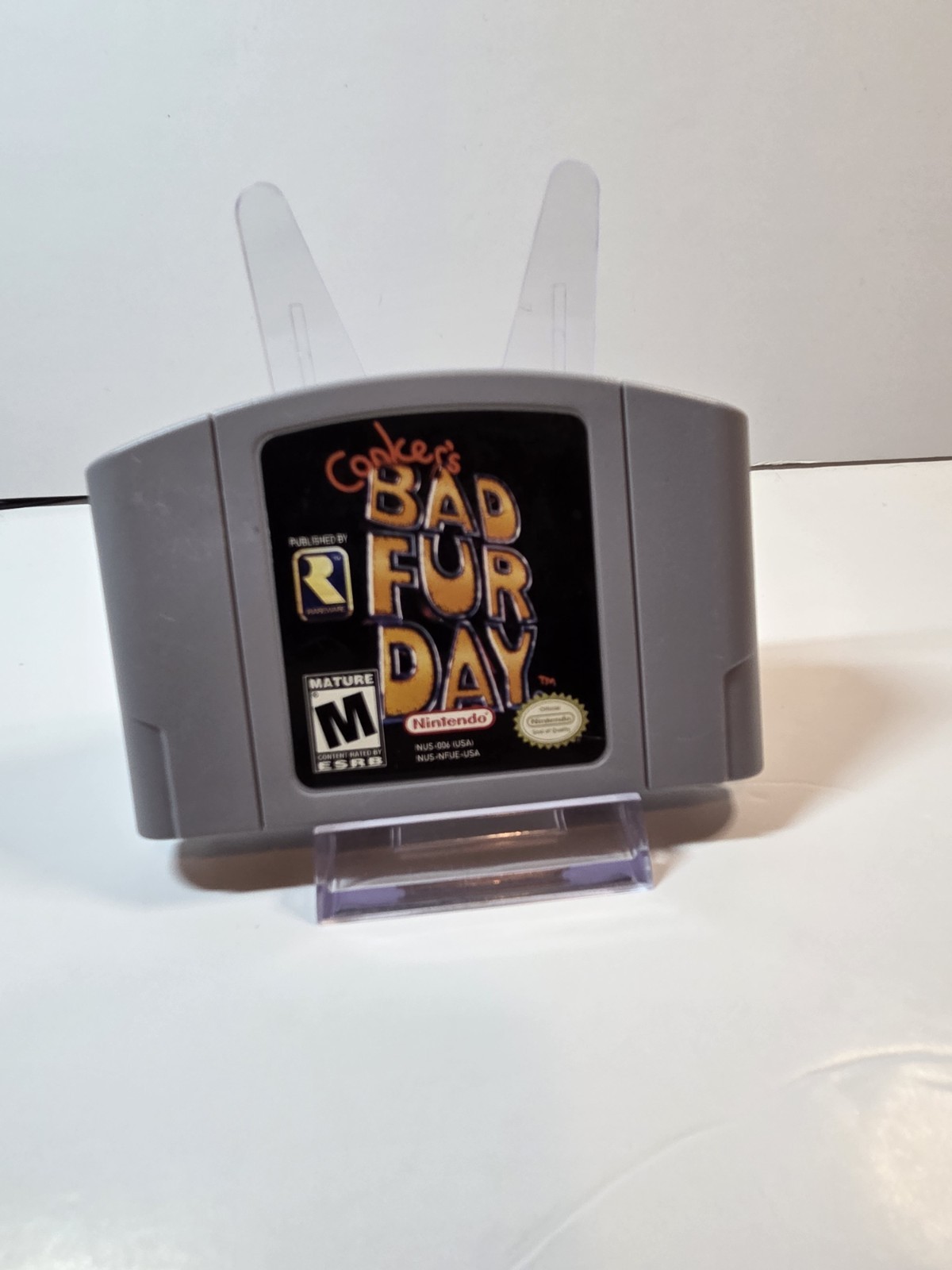Conker’s Bad Fur Day (Nintendo N64, 2001) Authentic Cartridge Only Tested Workin