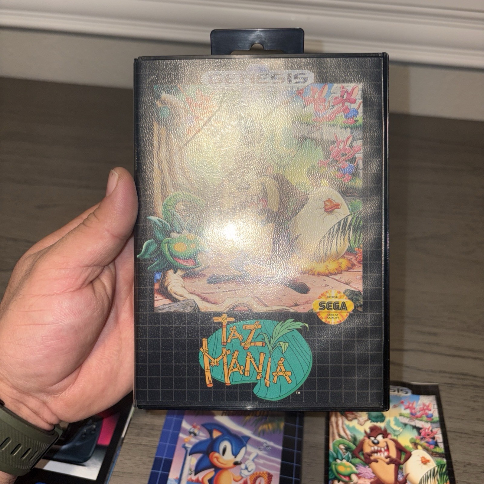 Taz-Mania (Sega Genesis, 1992) Complete CIB Collector Quality Tested Clean