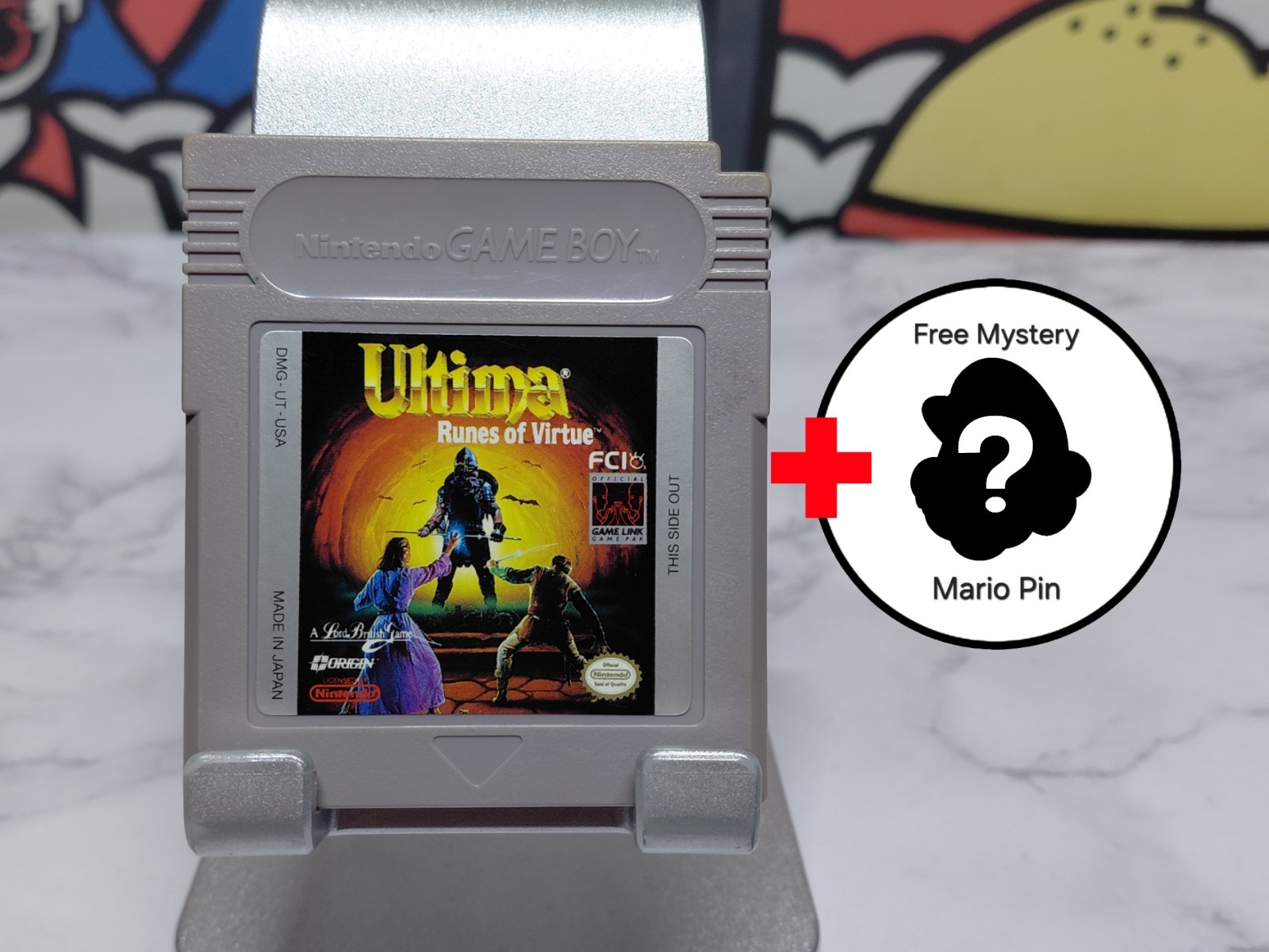 Ultima Runes of Virtue Nintendo Gameboy Authentic Tested